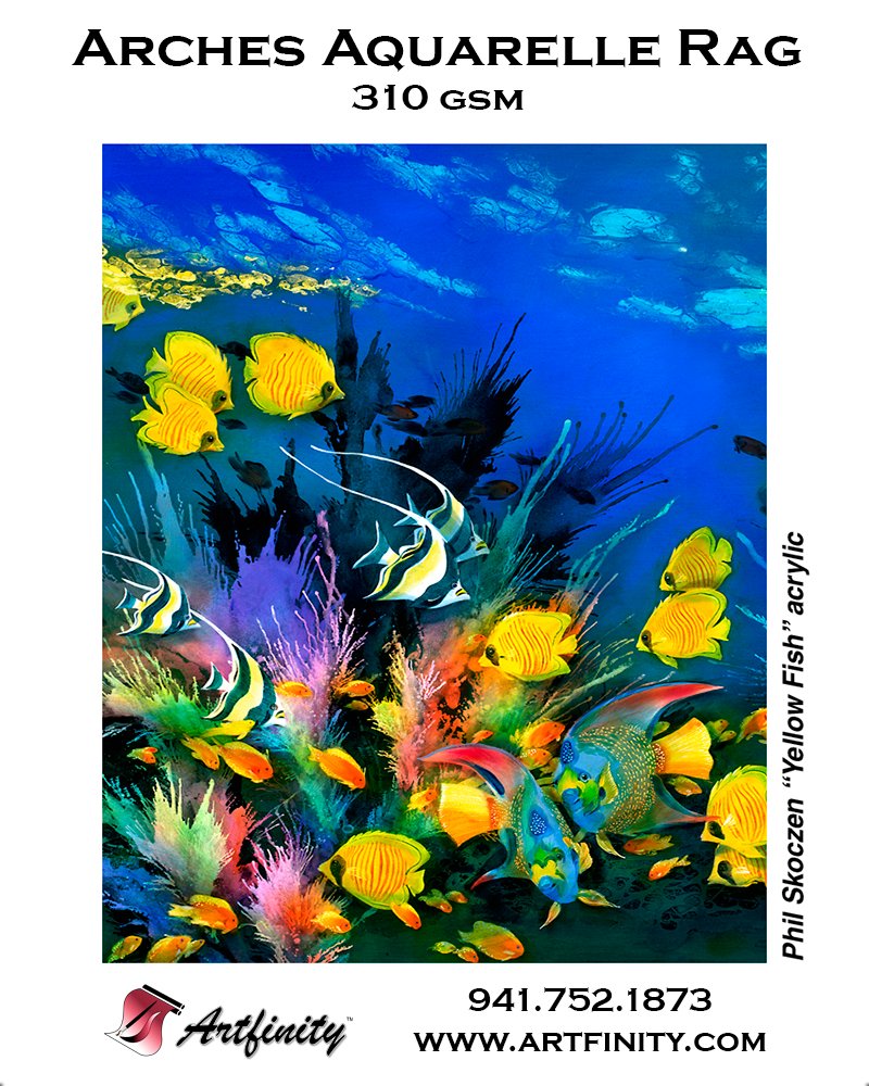 Paper sample Artfinity Aquarelle_flat