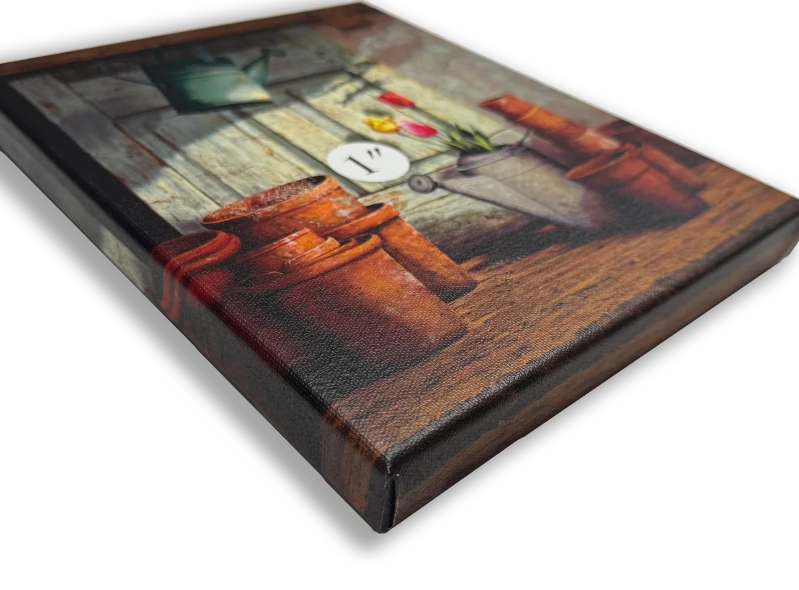 Artfinity hand canvas stretching on 1 inch bars in Bradenton, FL