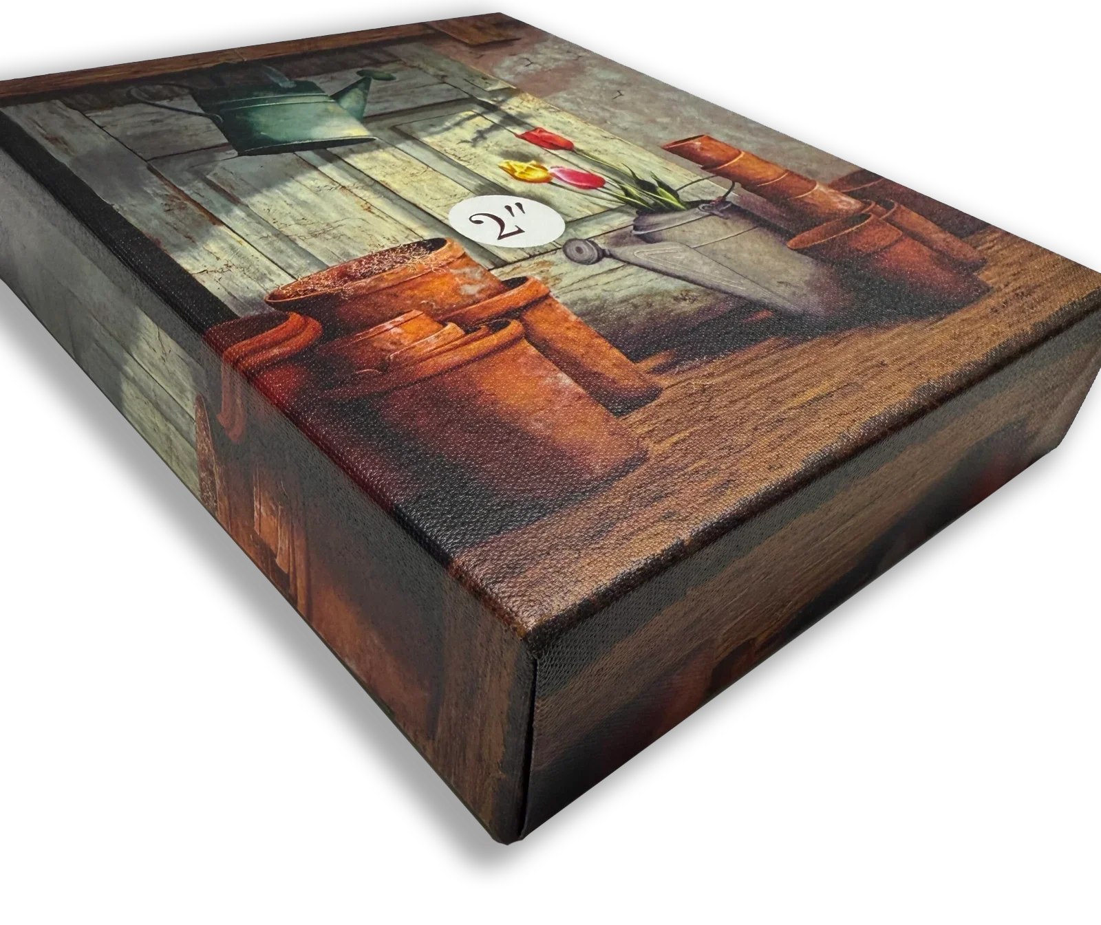 Artfinity hand stretched custom canvas stretching on two inch bars in Sarasota FL