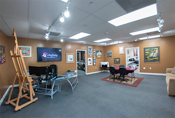 Artfinity Printing and Framing Lobby in Sarasota FL